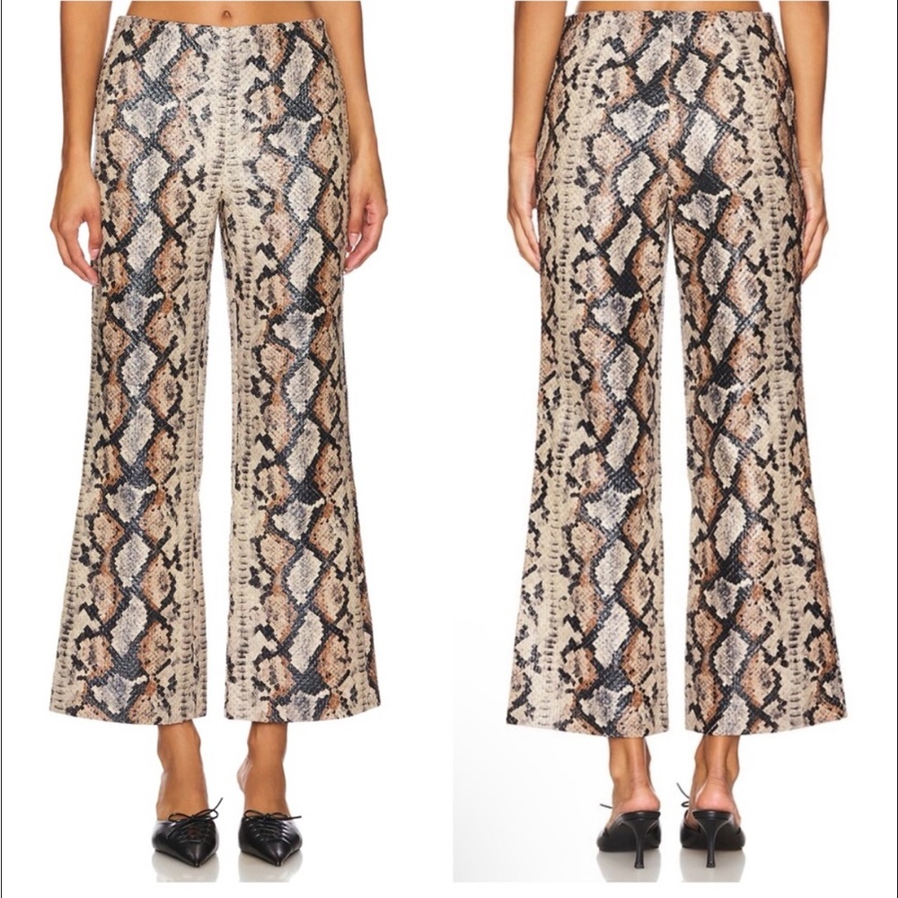 Simon Miller Pia Vegan Snake Pant in Snake Print Size 4